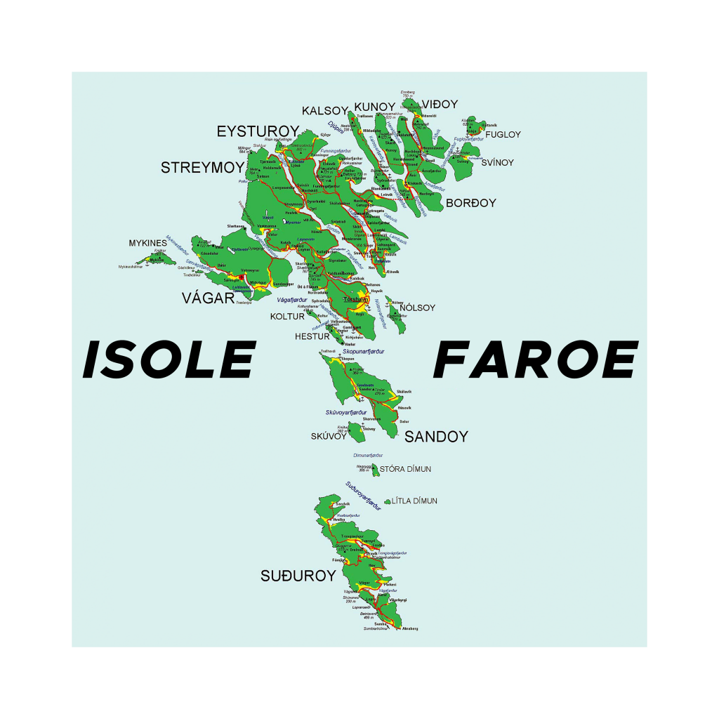 Viaggi di Gruppo  faroe-islands-map-0-1024x1024 [COMPLETO] 1-7 Giugno 2022. Tra terra cielo e mare - Isole Fær Øer (Danimarca)